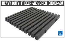 Heavy Duty 1” Deep 40% Open