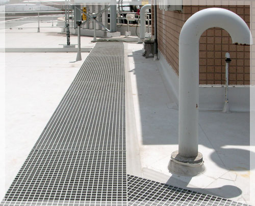 retractable stairs for Ogden City water treatment plant