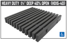 Heavy Duty 1-1/2” Deep 40% Open
