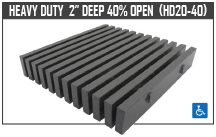 Heavy Duty 2” Deep 40% Open