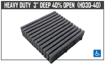 Heavy Duty 3” Deep 40% Open