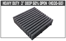 Heavy Duty 3” Deep 50% Open