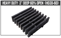 Heavy Duty 3” Deep 60% Open