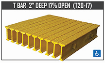I Bar 2” Deep 17% Open